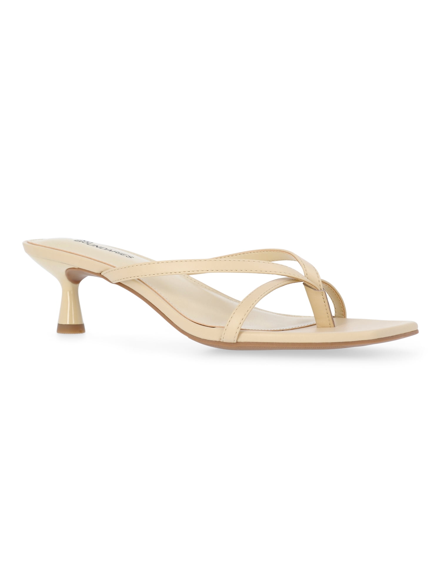 No Boundaries Kitten Heel Sandals, Women's