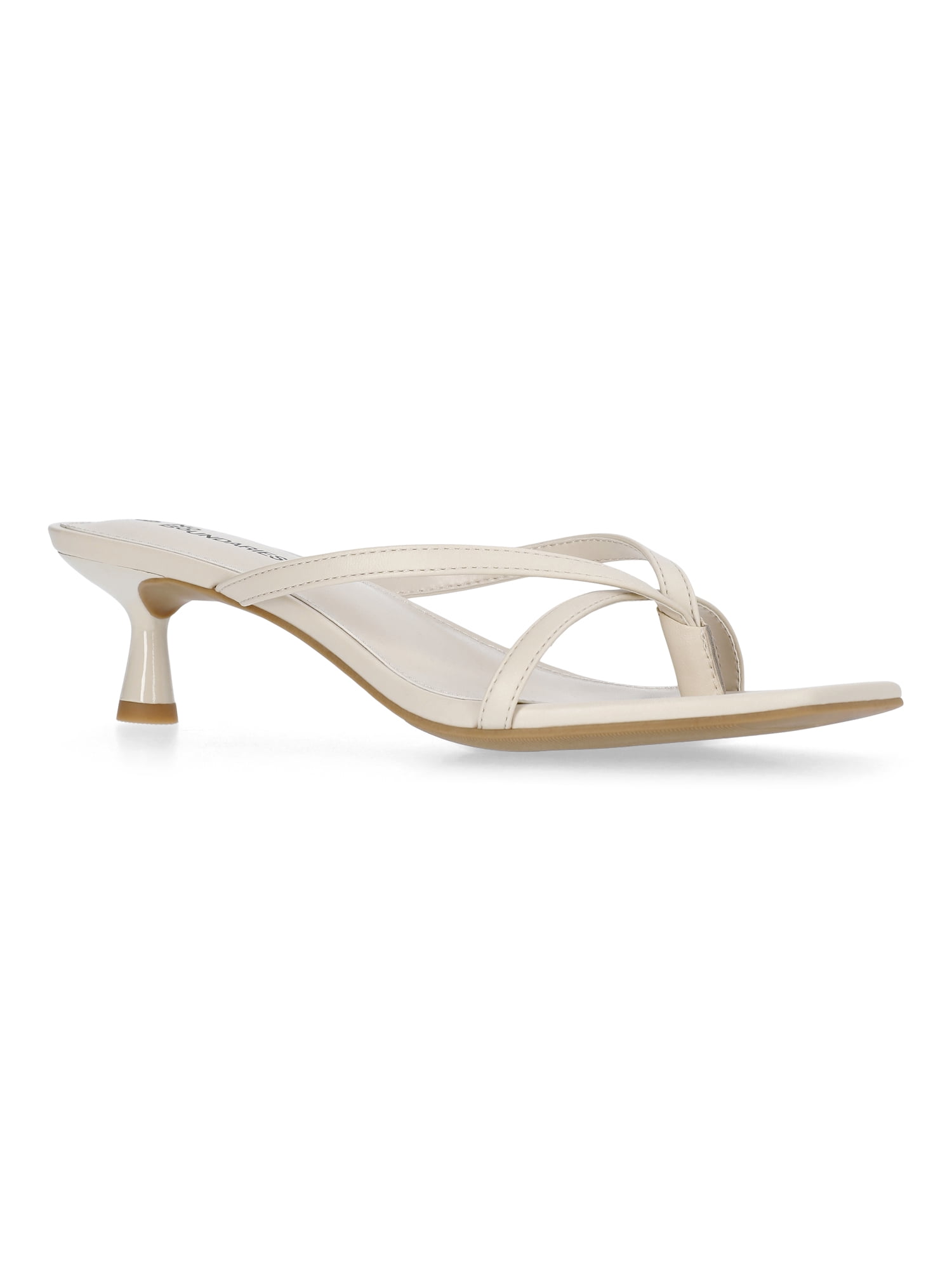 No Boundaries Kitten Heel Sandals, Women's