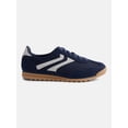 thumbnail image 1 of No Boundaries Faux Suede Retro Lace Up Sneakers, Women's, 1 of 6