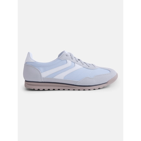 No Boundaries Women's Retro Inspired Lace Up Sneakers