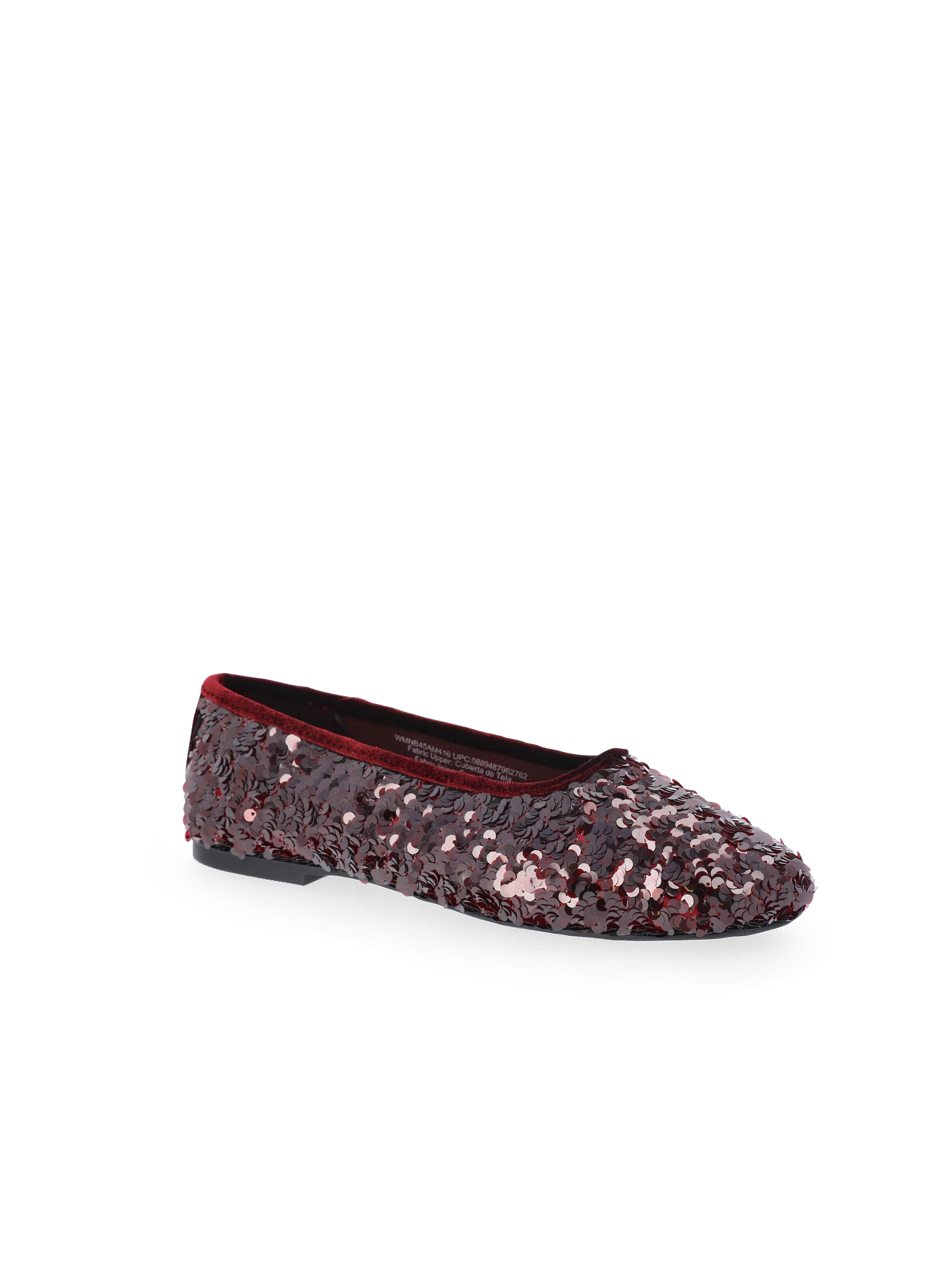 No Boundaries Women's Sequin Ballet Flats