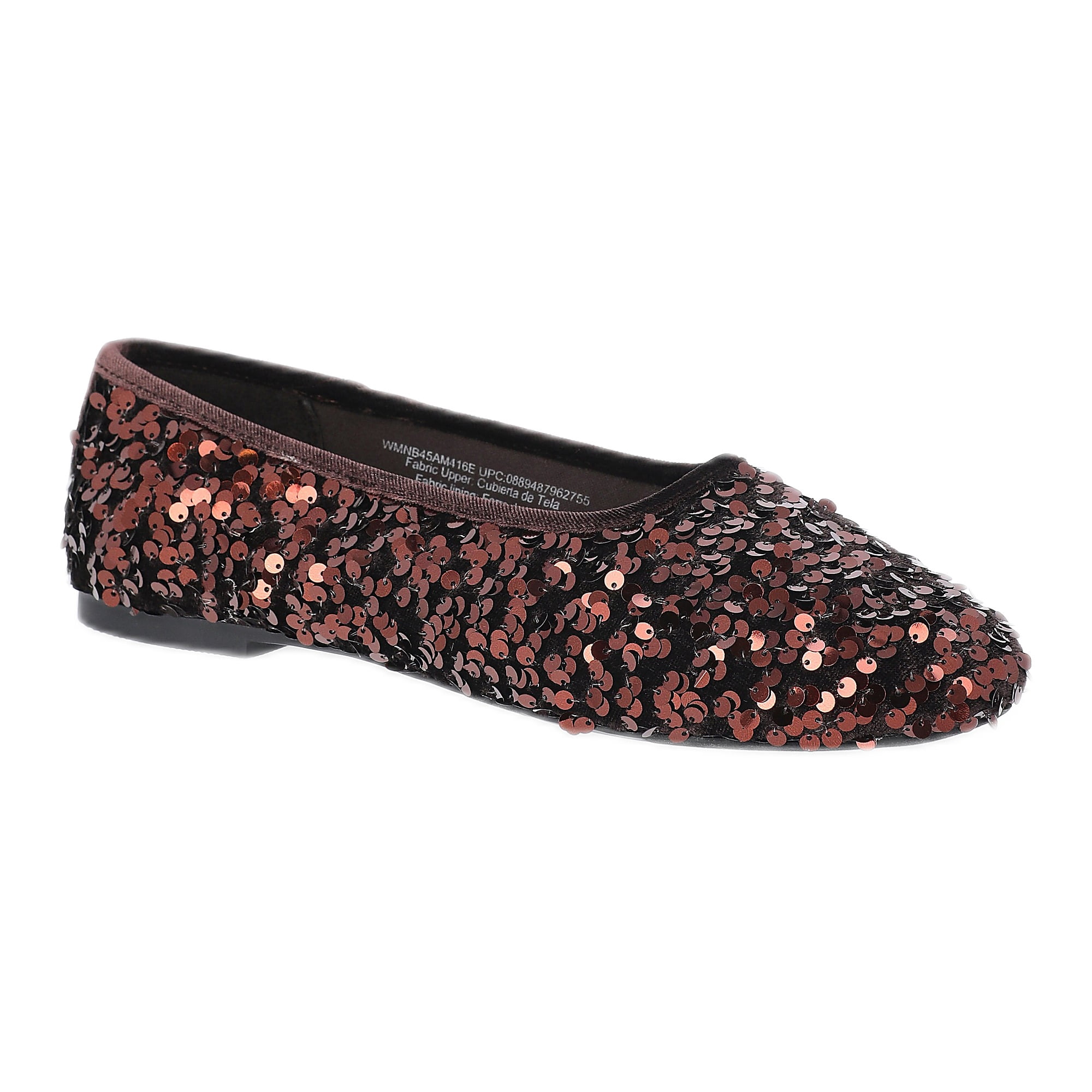 No Boundaries Women's Sequin Ballet Flats