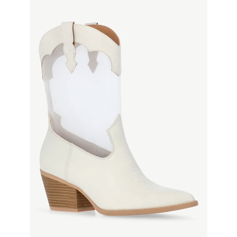 Women's Sheer Mesh Western Boots
