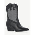thumbnail image 1 of No Boundaries Women's Sheer Mesh Western Boots, 1 of 7