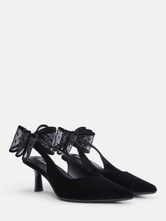Women's Slingback Bow Heels