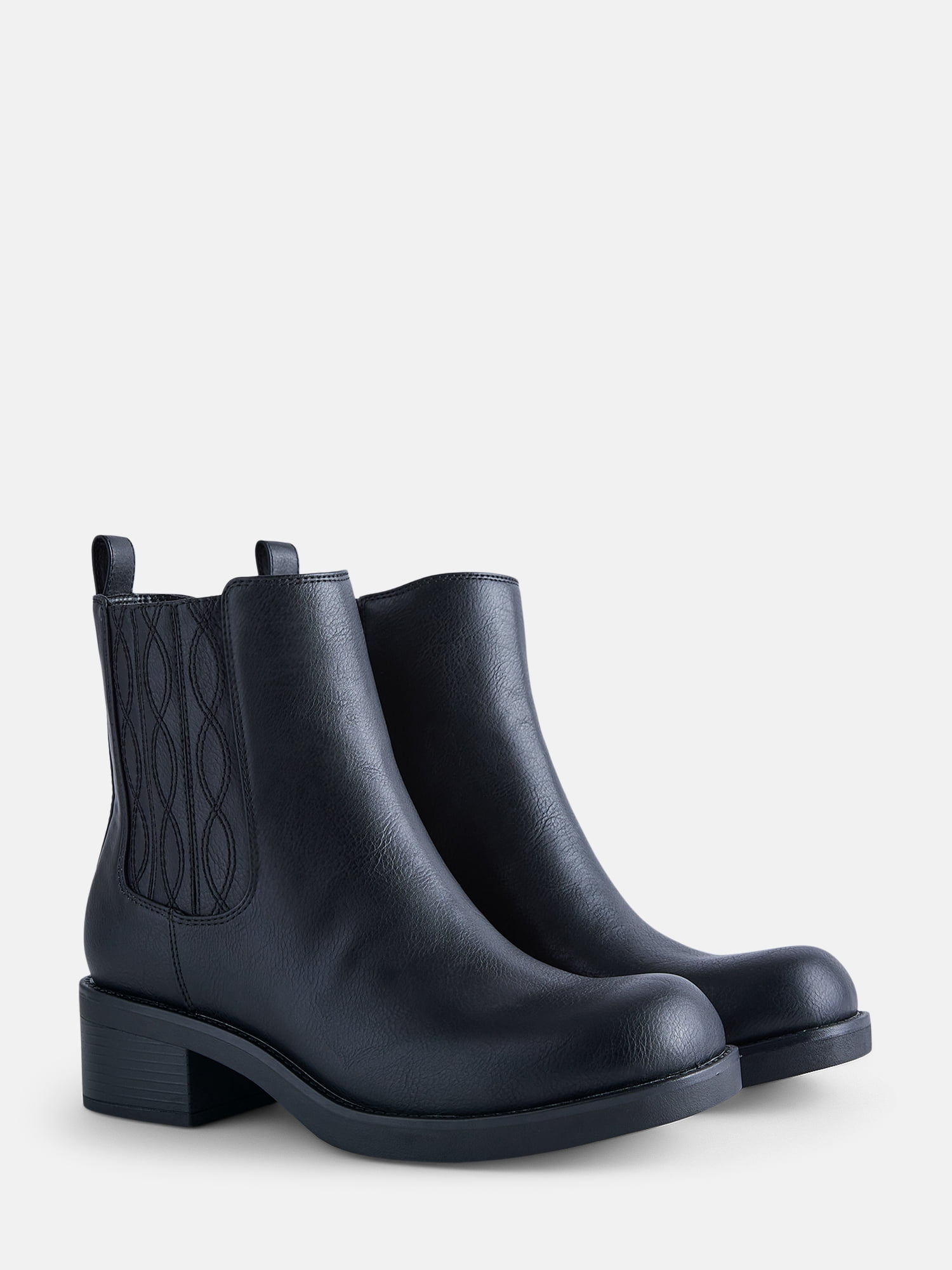 No Boundaries Women's Stitch Chelsea Booties