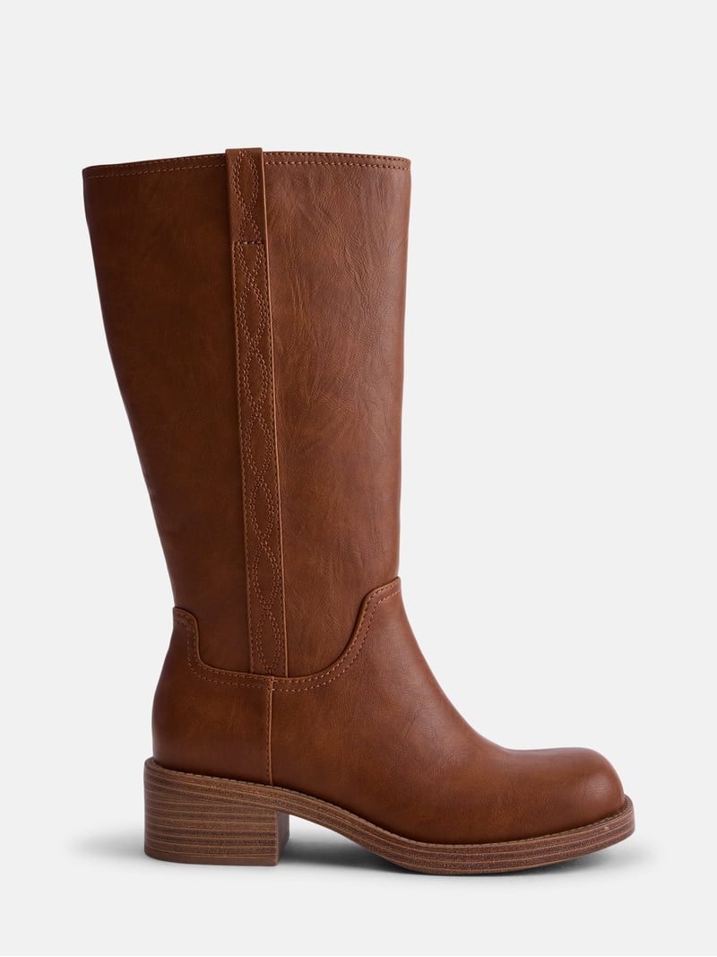 No Boundaries Women's Tall Riding Boot, Wide Width Available