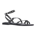 thumbnail image 1 of No Boundaries Strappy Flat Sandals, Women's, 1 of 7