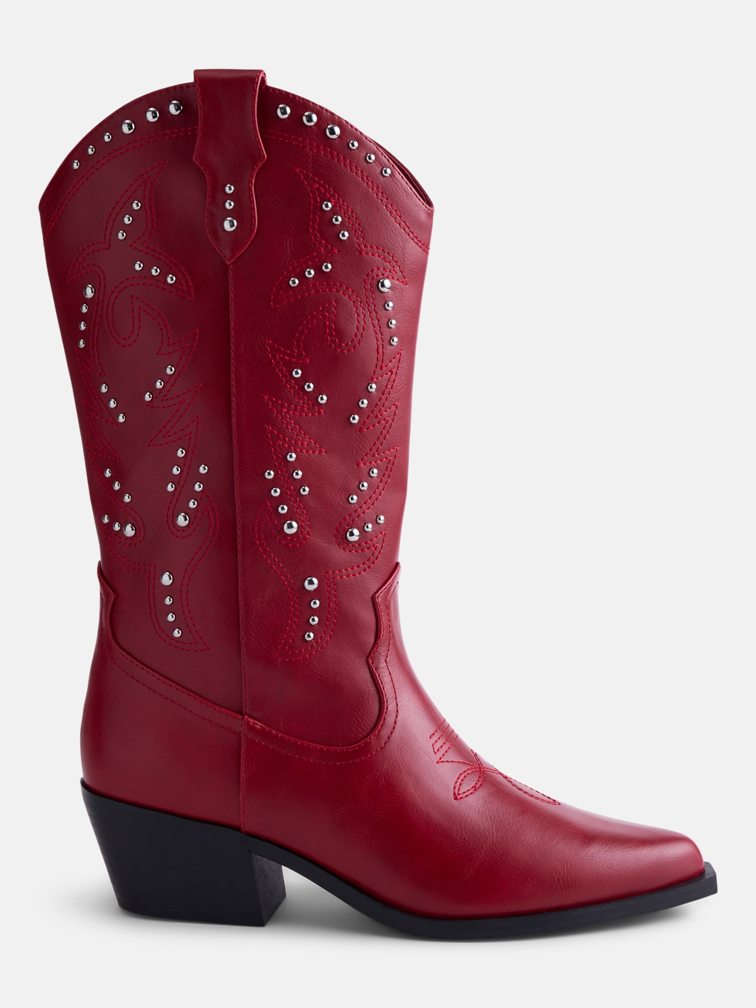 No Boundaries Women's Studded Cowboy Boots