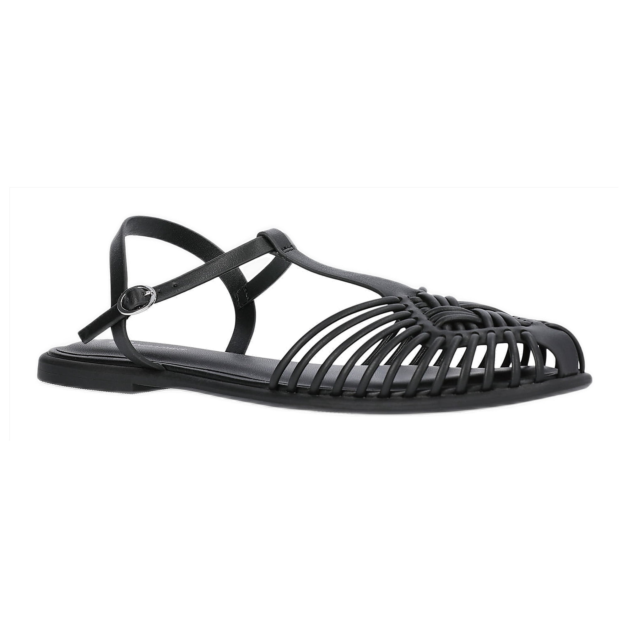 No Boundaries T-Strap Huarache Sandals, Women's