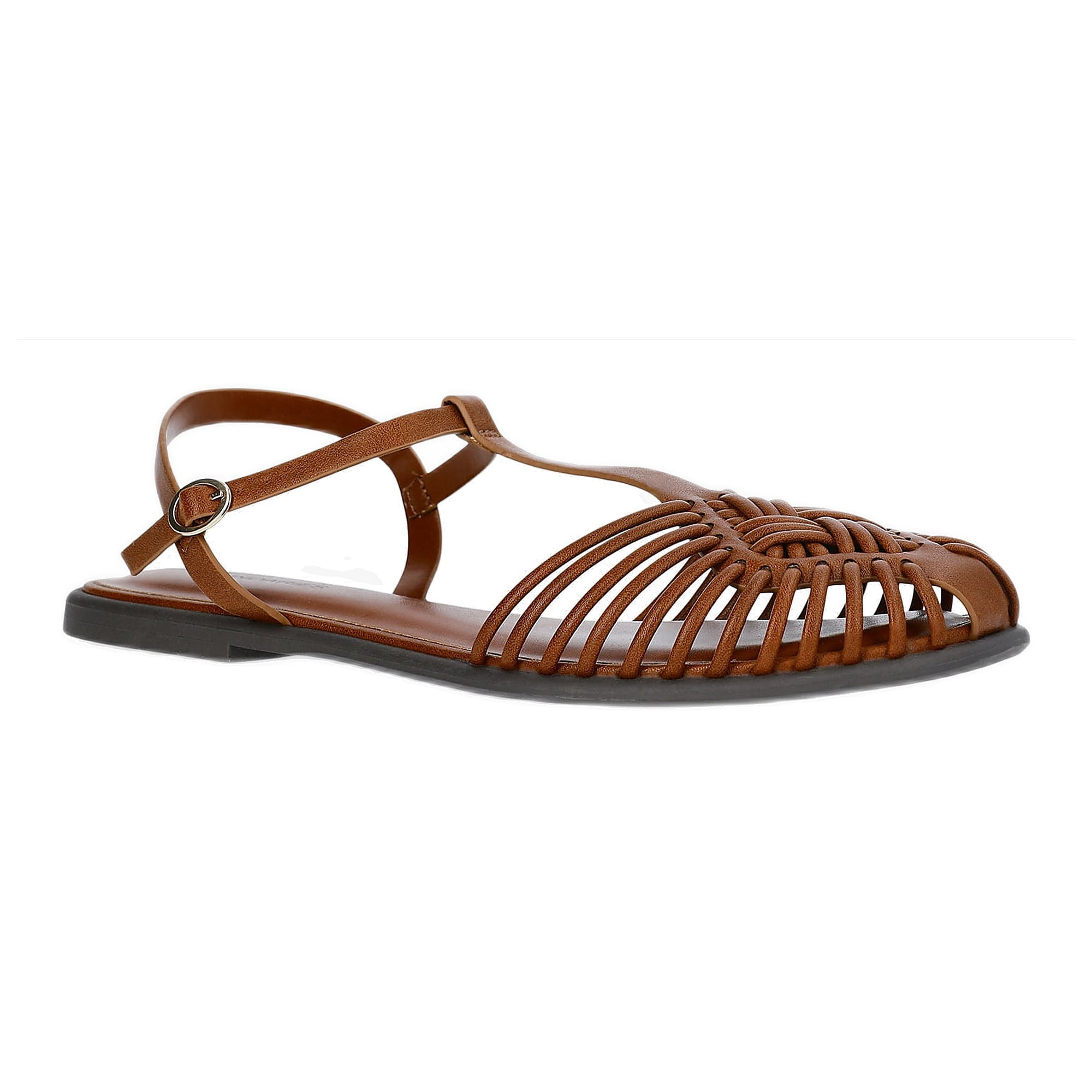 No Boundaries T-Strap Huarache Sandals, Women's