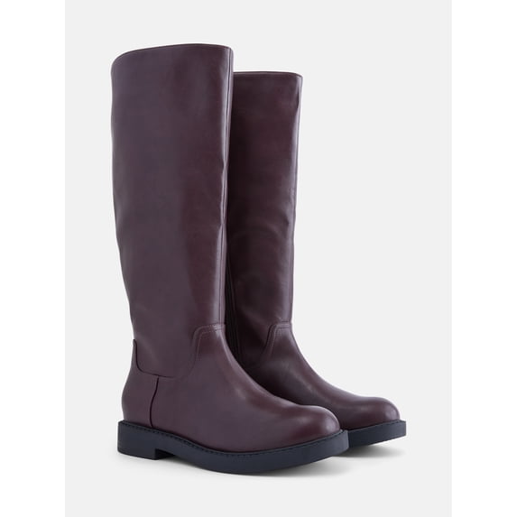 No Boundaries Women's Tall Flat Boots