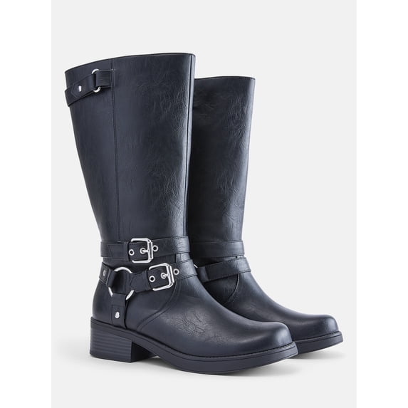 No Boundaries Women’s Tall Moto Boots
