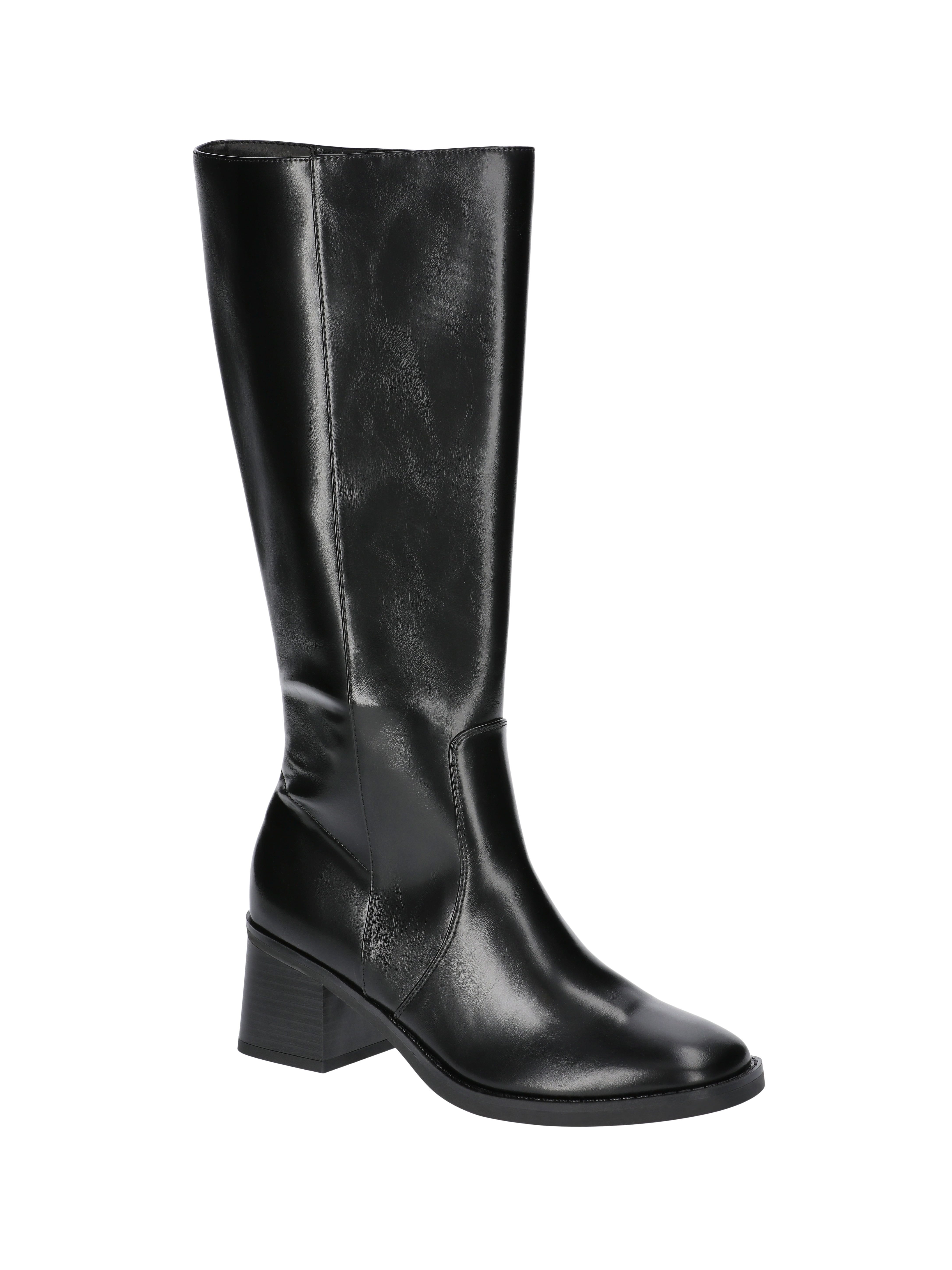 No Boundaries Women's Tall Block Heel Boots