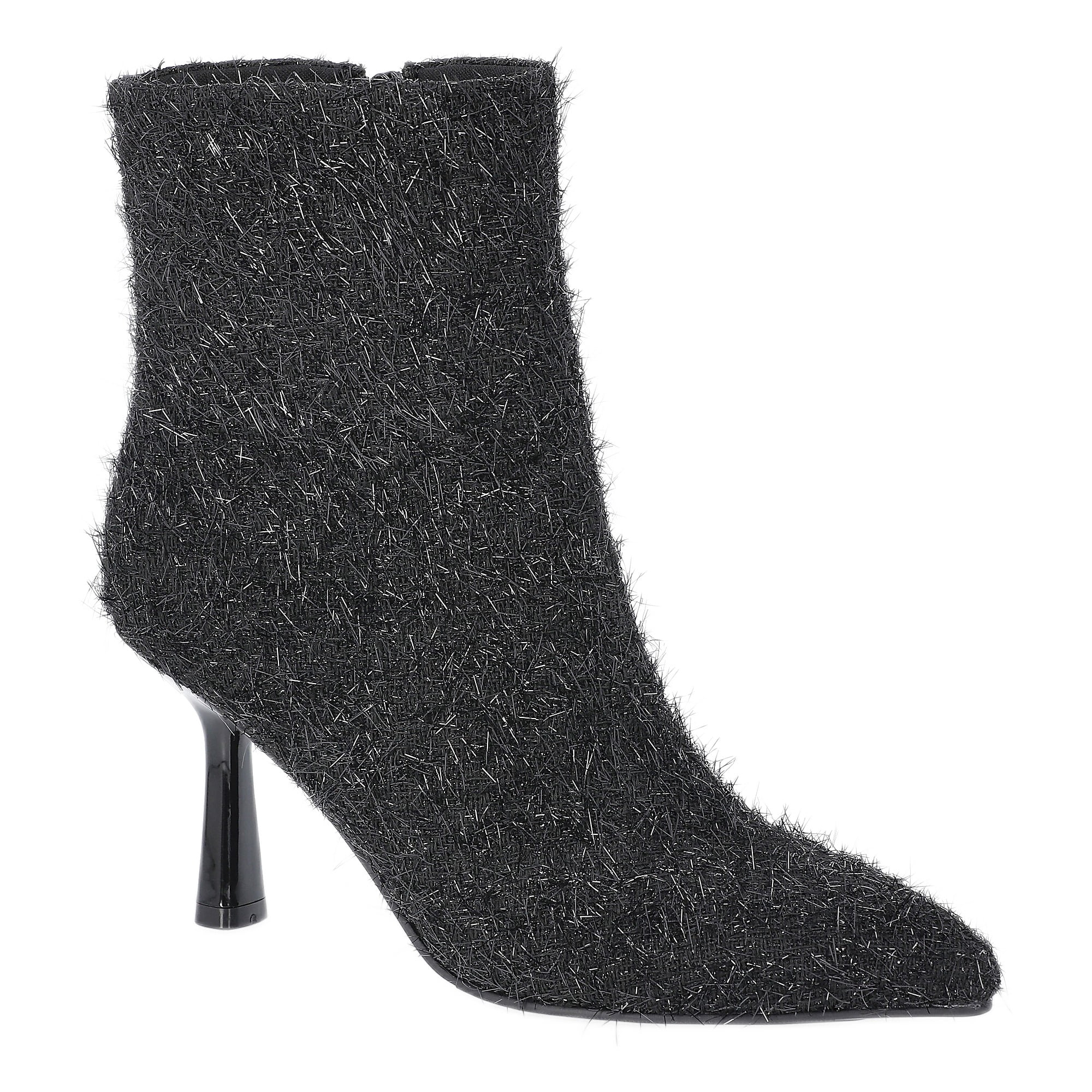 No Boundaries Women's Heeled Tinsel Booties