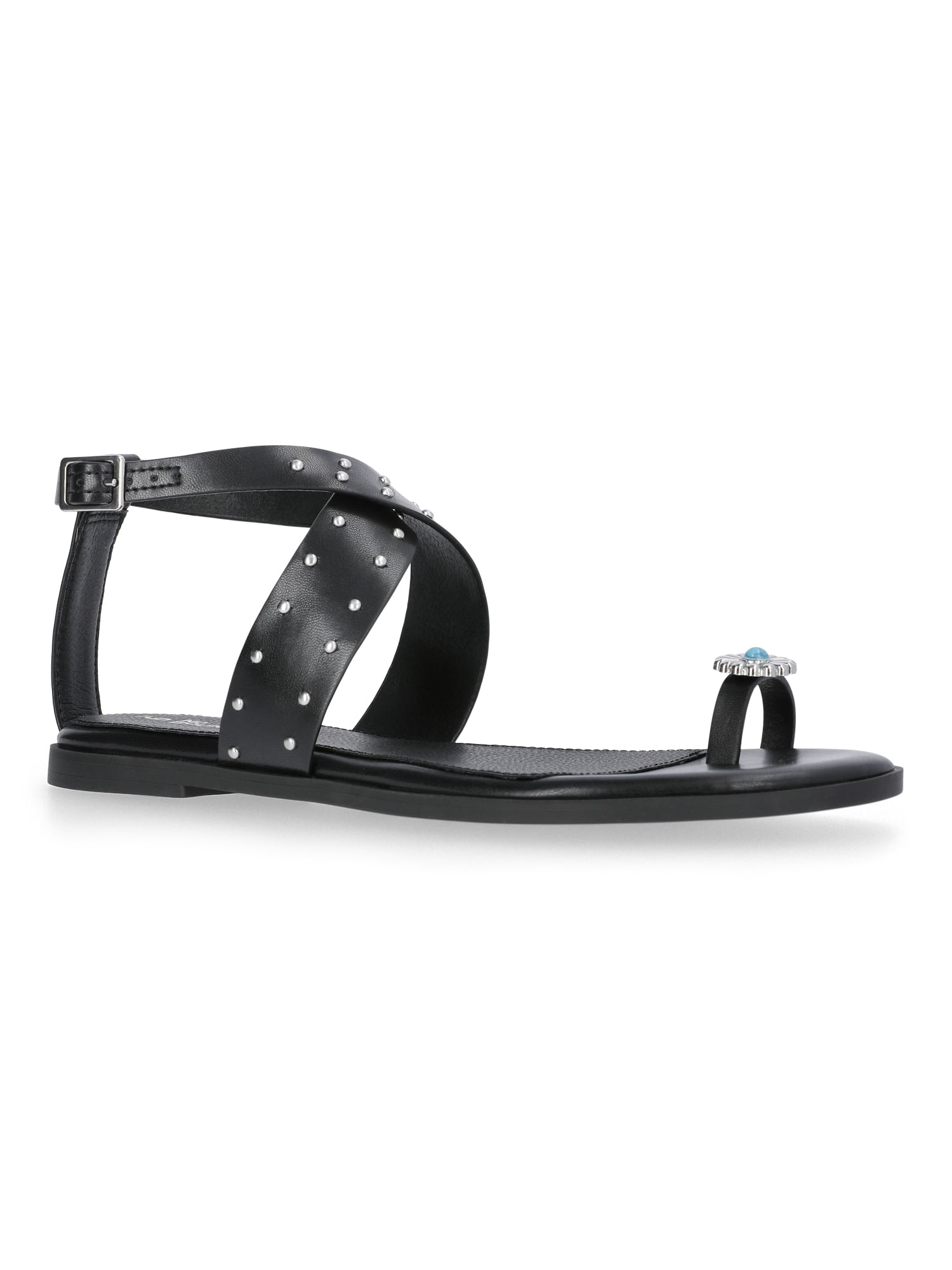 No Boundaries Studded Toe Ring Sandals, Women's