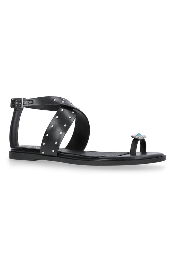 Studded Toe Ring Sandals, Women's