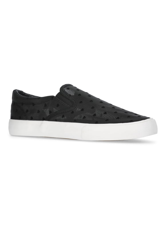 Women's Canvas Slip On Sneakers, Wide Width Available