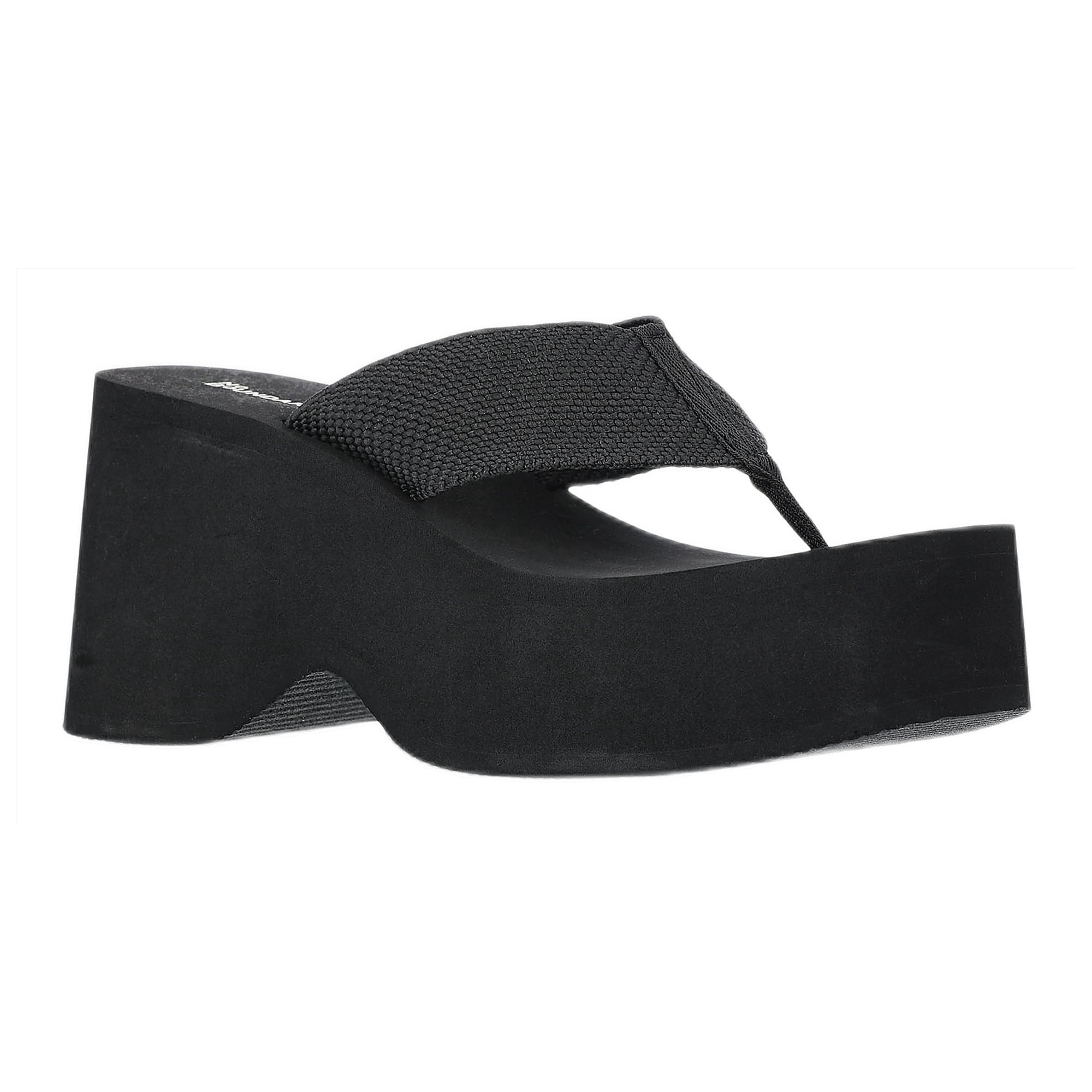 No Boundaries Platform Wedge Thong Sandals, Women's