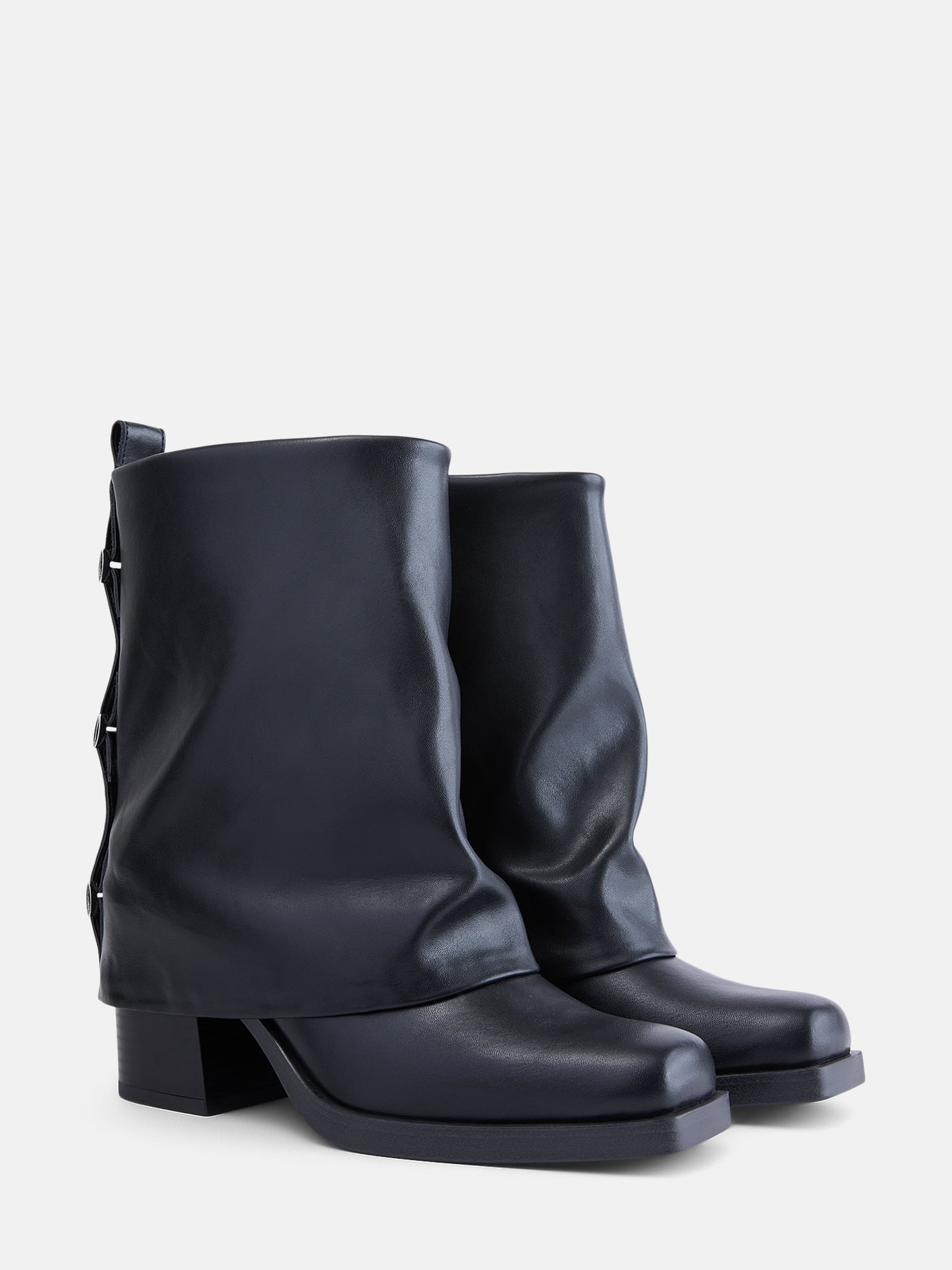 No Boundaries Women's Western Slouch Boots