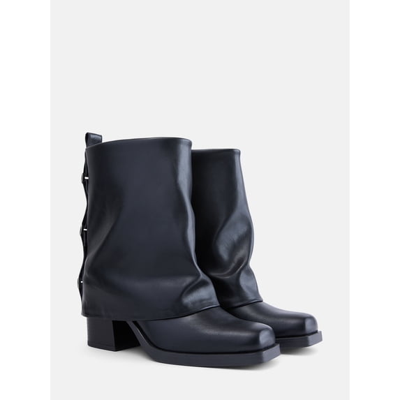 No Boundaries Women's Western Slouch Boots
