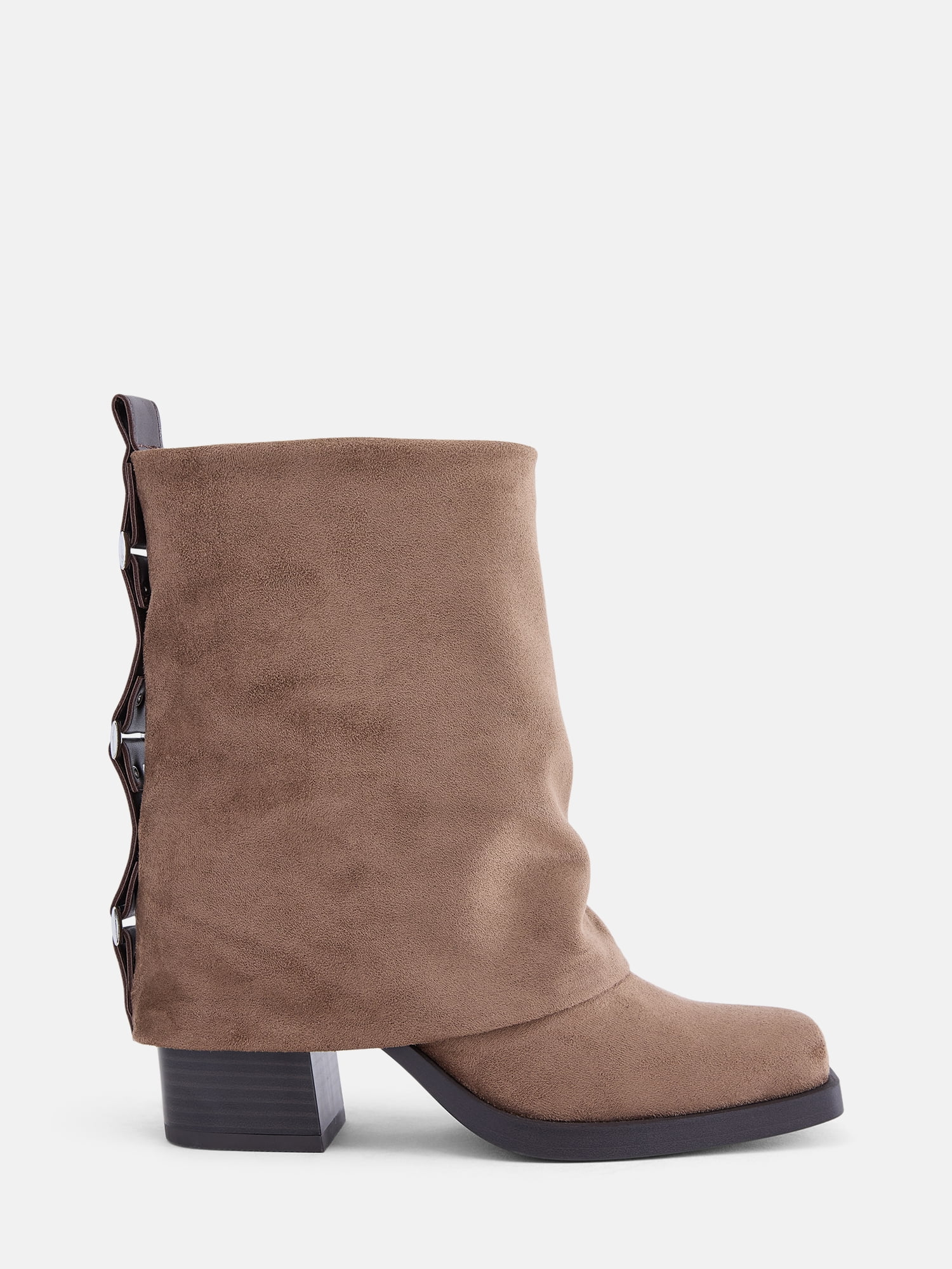 No Boundaries Women's Western Slouch Boots