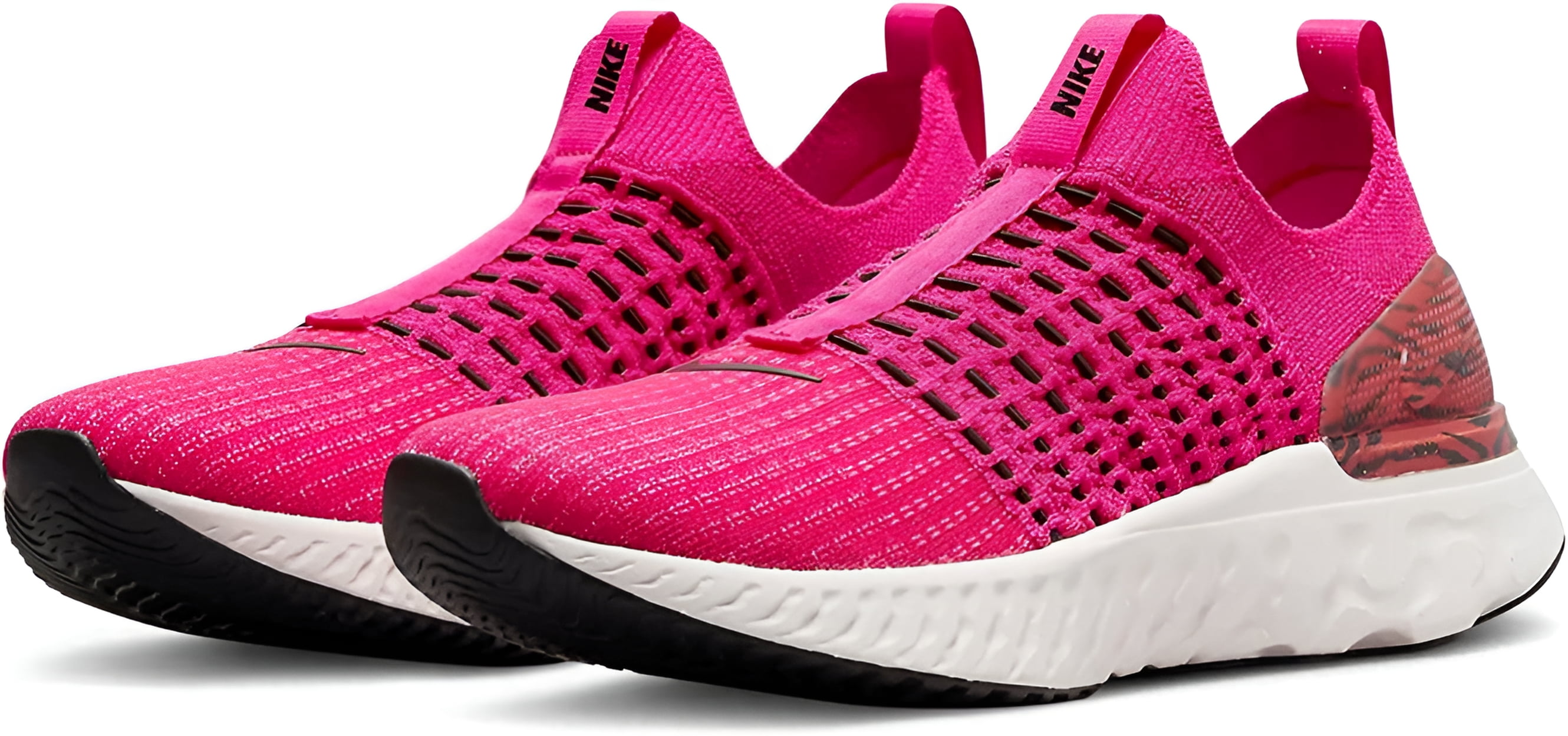 Nike React Phantom Run Fk 2 Womens Shoes Pink Prime/Phantom/Habanero Red/Black, us_Footwear_Size_System, Adult, Women, Numeric, Medium, Numeric_7 Nike React Phantom Run Fk 2 Womens Shoes Pink Prime/Phantom/Habanero Red/Black, us_Footwear_Size_System, Adult, Women, Numeric, Medium, Numeric_7
