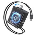 thumbnail image 1 of W & O 45W GaN Fast Charger with Retractable USB-C & Lightning Cables, Dual Device Wall Charger, Portable Charging Plug for iPhone, Android, USB-C Devices and More - Black, 1 of 7