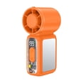 thumbnail image 1 of W & O Handheld Turbo Fan, Portable Rechargeable Mini Fan with High-Speed Airflow, USB-C Personal Cooling Fan for Travel, Outdoor Activities, Camping and Summer Use-Orange, 1 of 10