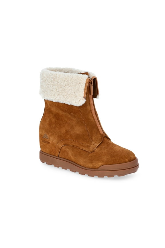Women's Wedge Zip Boots