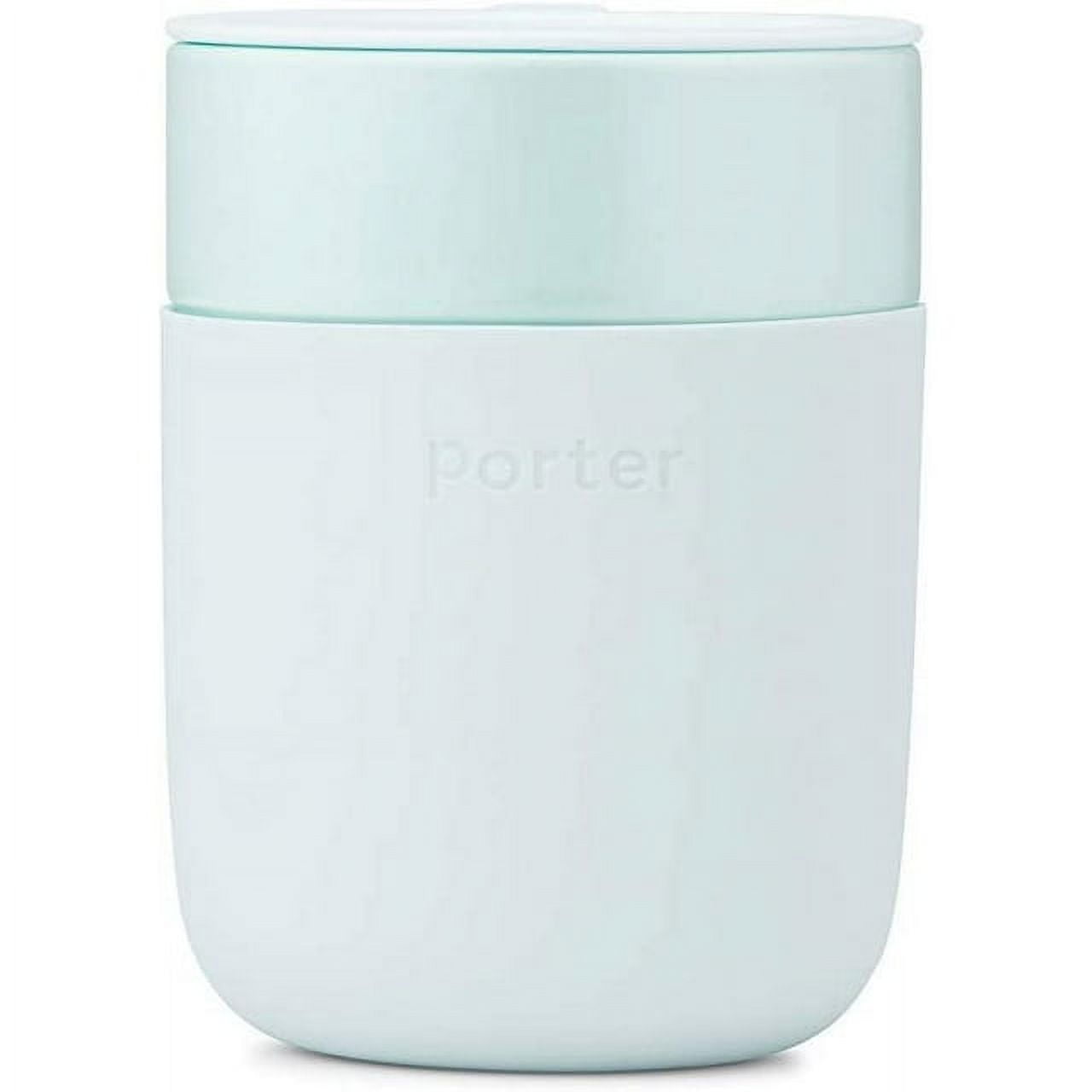 Mint Green Ceramic Mug with Silicone Sleeve, 12oz