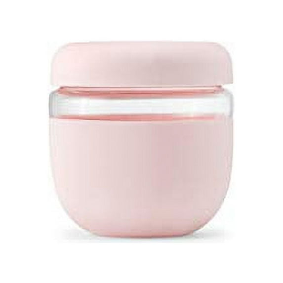 W&P Porter Seal Tight Glass Lunch Bowl Container w/ Lid | Blush 24 Ounces | Leak & Spill Proof, Soup & Stew Food Storage, Meal Prep, Airtight, Microwave and Dishwasher Safe, BPA-Free Glass