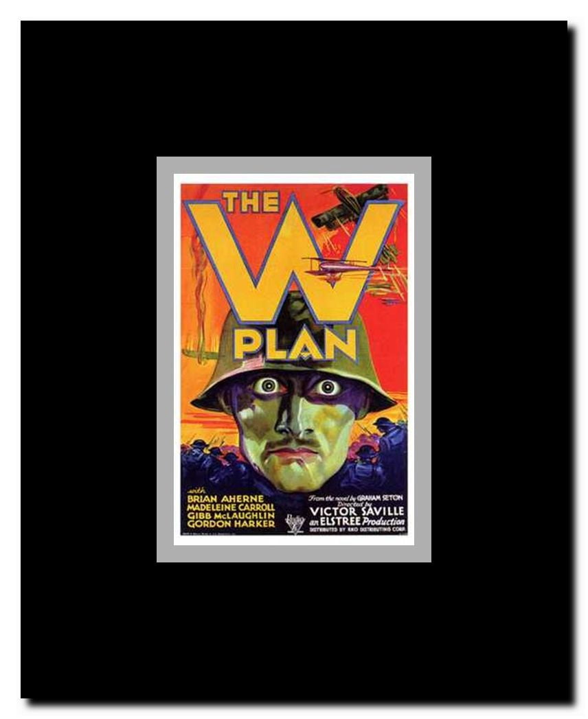 W Plan Framed Movie Poster