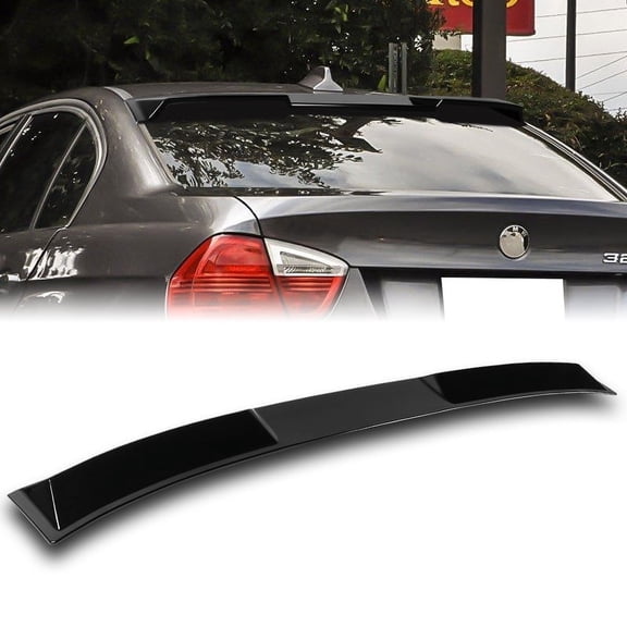 W-Power For 2006-2011 BMW 3-Series E90 M3 Sedan Pearl Black Rear Roof Spoiler