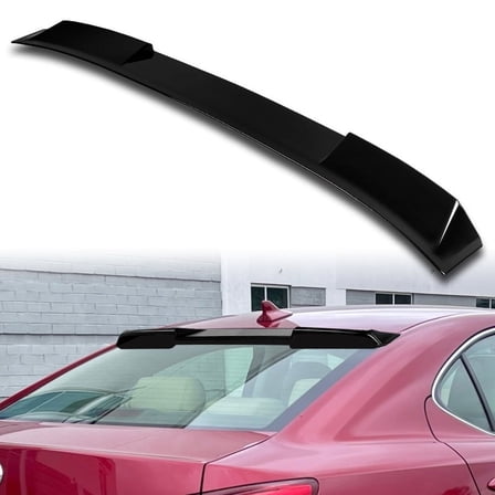 W-Power For 2006-2013 Lexus IS250 IS350 IS-F Pearl Black Rear Roof Spoiler Wing