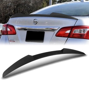 W-Power For 2013-2019 Nissan Sentra Primer Black Rear Trunk Spoiler Wing V-Style