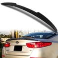 thumbnail image 1 of W-Power For 2014-2015 Kia Optima K5 Primer Black V-Style Rear Trunk Spoiler Wing, 1 of 5
