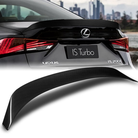 Lexus Rear Look W-Power For 2014-2020 Lexus IS-Series Sedan Carbon Look Rear Trunk ...