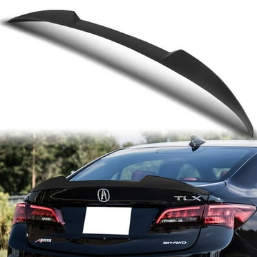 W-Power For 2015-2020 Acura TLX Unpainted Black Trunk Duckbill Spoiler V-Style