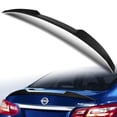 thumbnail image 1 of W-Power For 2016-2018 Nissan Altima Sedan Carbon Look V-Style Trunk Spoiler Wing, 1 of 5