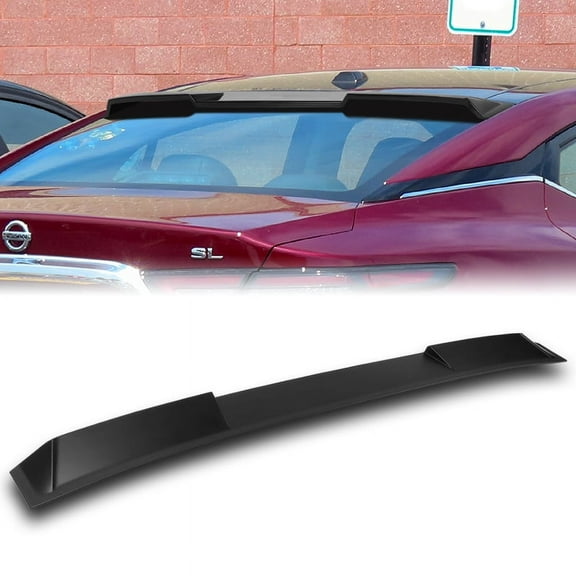 W-Power For 2016-2023 Nissan Maxima Primer Black Rear Roof Visor Spoiler Wing