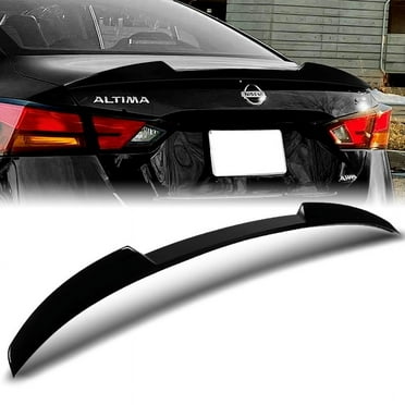 W-Power For 2019-2025 Nissan Altima Pearl Black V-Style Trunk Lid Spoiler Wing