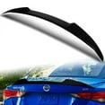 thumbnail image 1 of W-Power For 2020-2024 Nissan Sentra Pearl Black Rear Trunk Spoiler Wing V-Style, 1 of 5