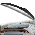 thumbnail image 1 of W-Power For 2021-2024 Kia K5 ABS Primer Black V-Style Rear Trunk Spoiler Wing, 1 of 5