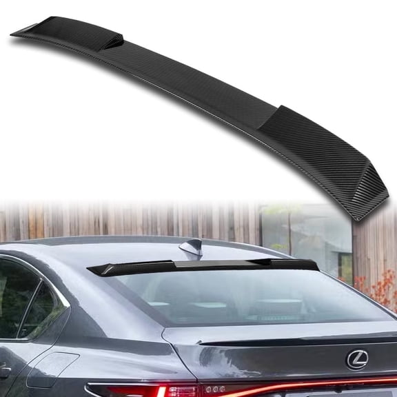 W-Power For 2021-25 Lexus IS300 IS350 IS500 Carbon Look Rear Roof Visor Spoiler