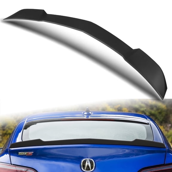 W-Power For 2023-2026 Acura Integra Matt Black Rear Trunk Duckbill Spoiler Wing V-Style