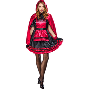 Red Riding Hood Halloween Costume for Adults, Women's Size XL (16/18), by Way to Celebrate