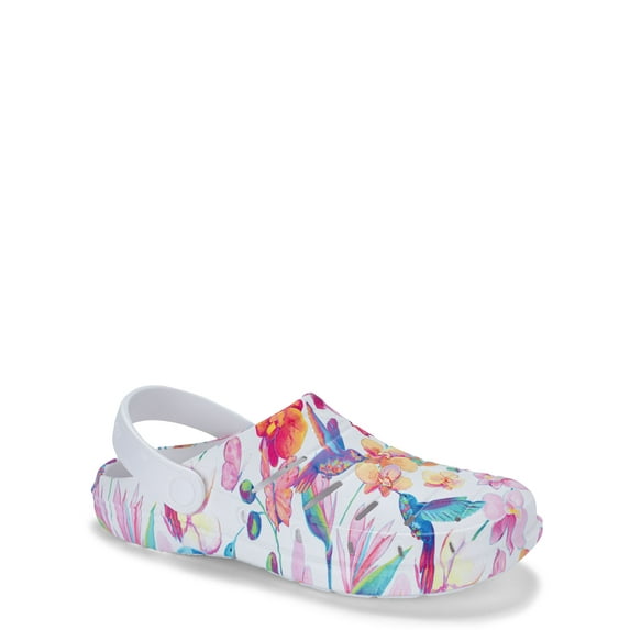 RUGGED SHARK Women's Lightweight Molded EVA Clog with Swivel Ankle Strap