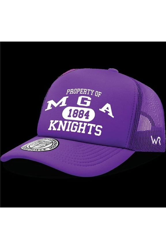 1027-420-PUR Alabama A&M University Bulldogs Property of College Caps, Purple