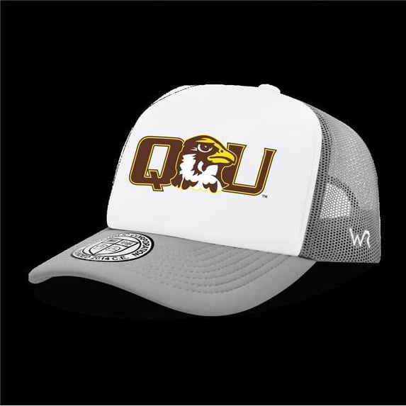 W Republic 1030-667-GRY Quincy University Hawks Jumbo College Caps, Grey